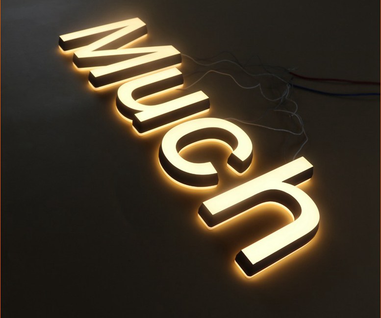 facelit backlit letters vzom